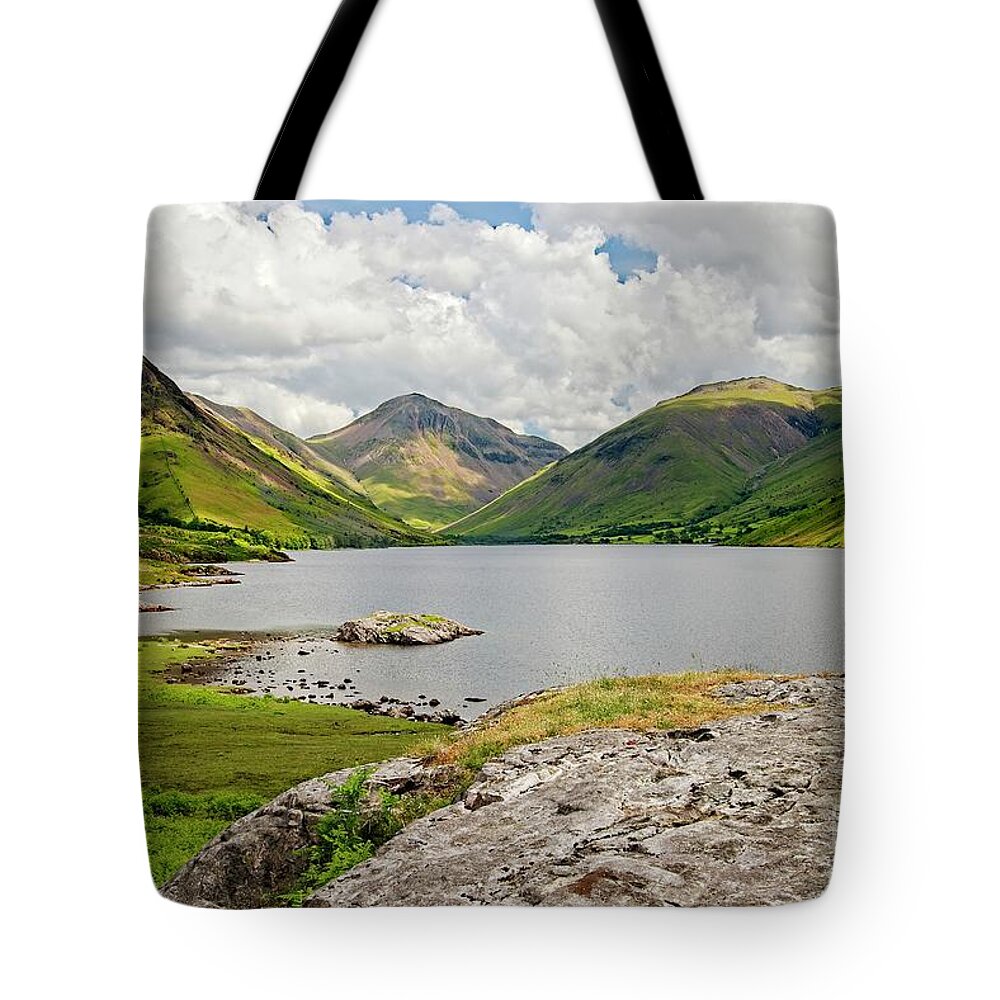 Wastwater Tote Bag featuring the photograph Wastwater and Lake District Fells by Martyn Arnold