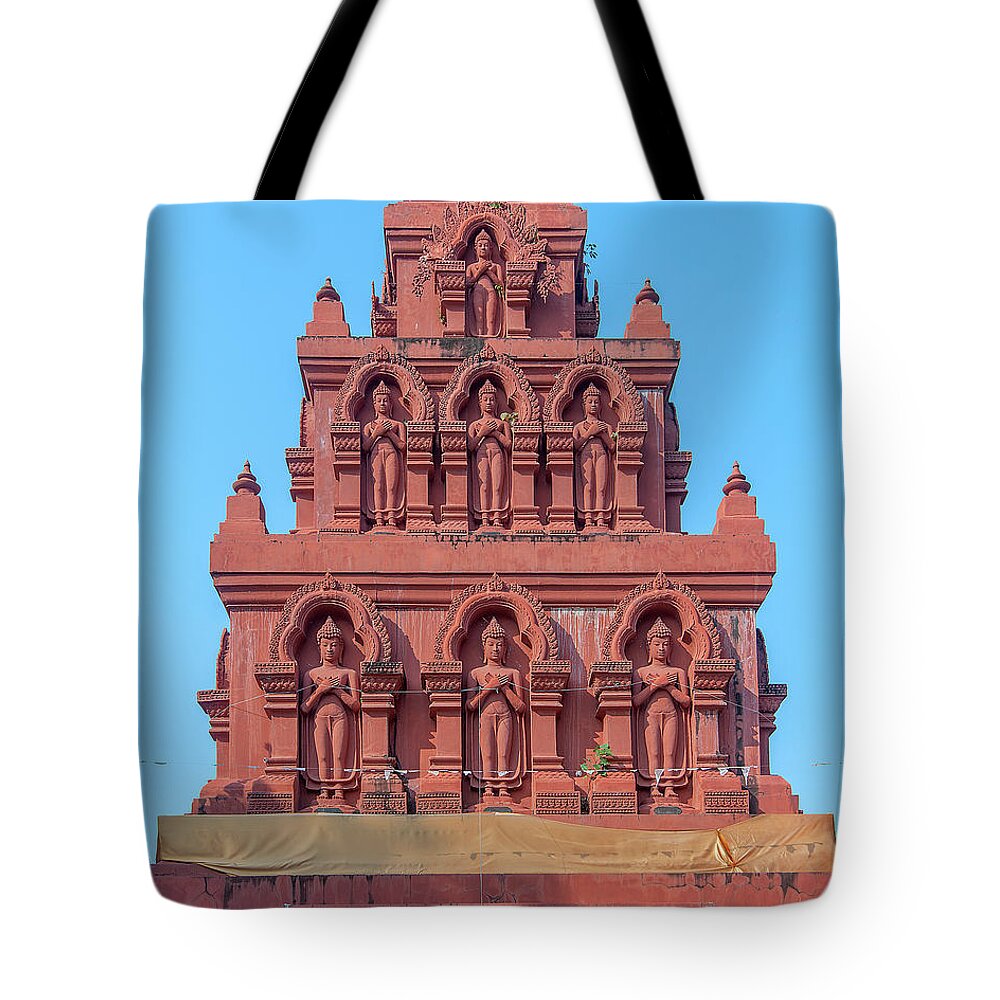 Scenic Tote Bag featuring the photograph Wat Pa Chedi Liam Phra Chedi Liam Buddha Images DTHCM2673 by Gerry Gantt