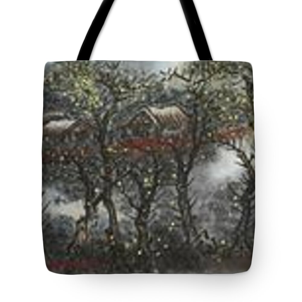 Chinese Watercolor Tote Bag featuring the painting Water Buffalo by Jenny Sanders