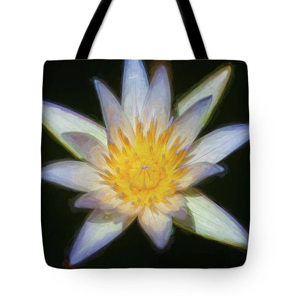 Water Lily Tote Bag featuring the photograph Water Lily 101 by Rich Franco