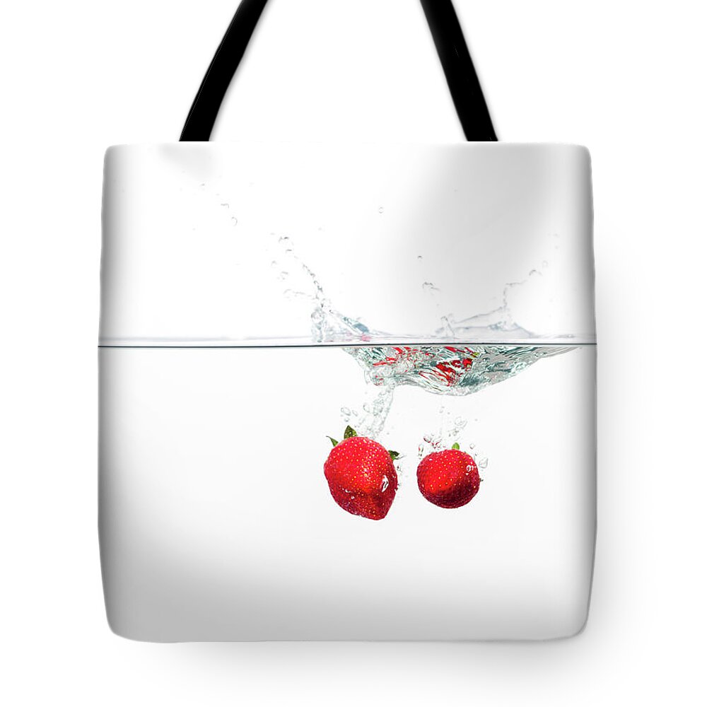 Purity Tote Bag featuring the photograph Water Splash by Ez thug