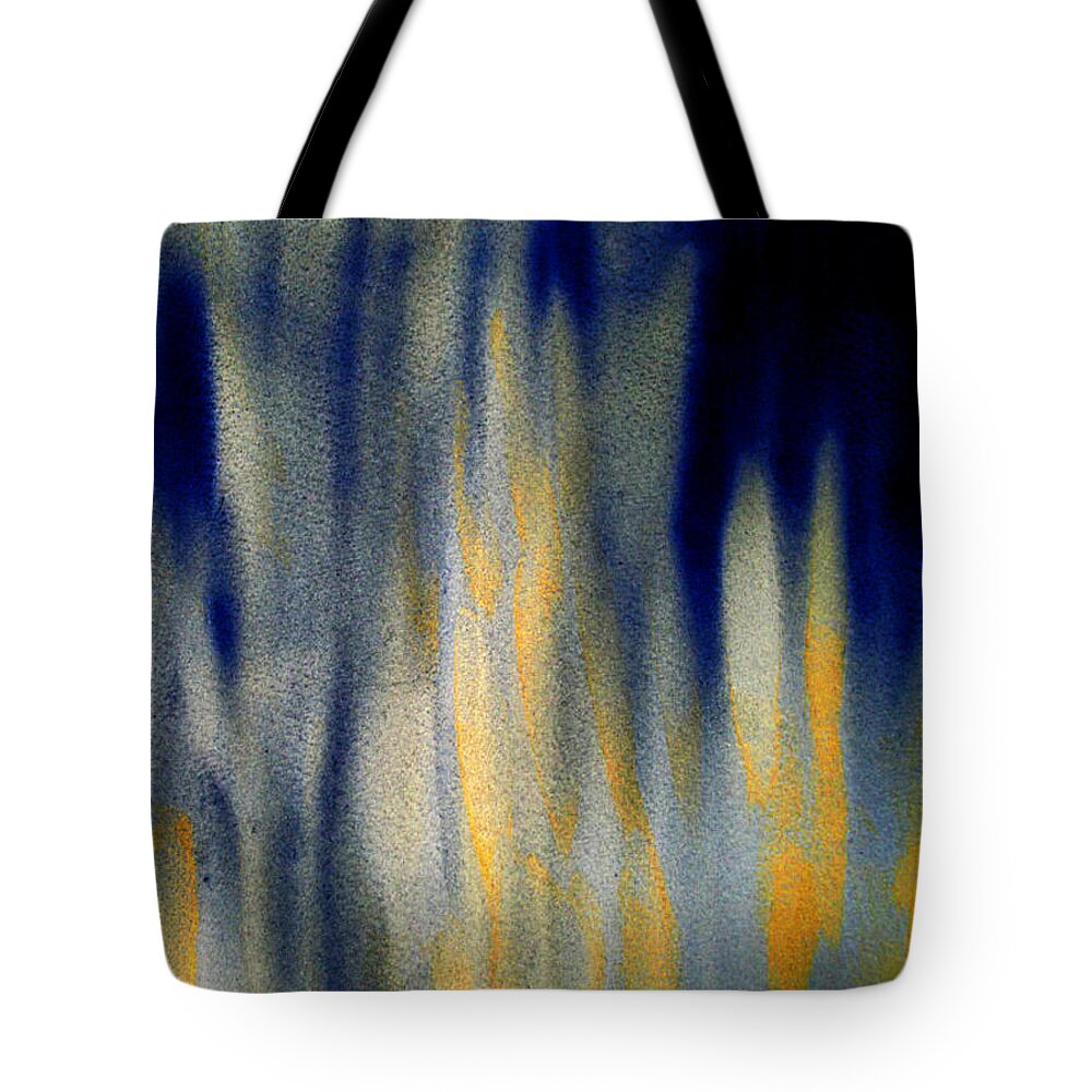  Tote Bag featuring the painting Water Works by Rein Nomm