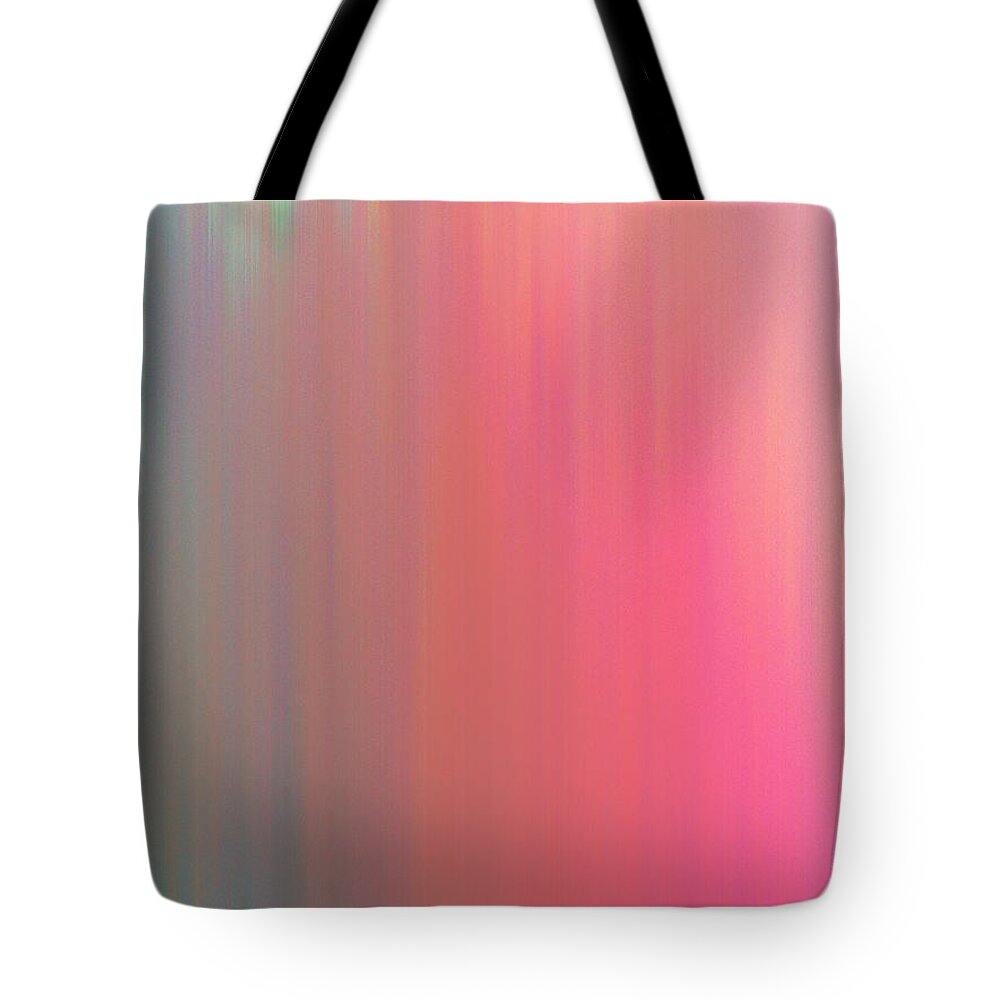 Watermelon Tote Bag featuring the digital art Watermelon blush Abstract by Itsonlythemoon -