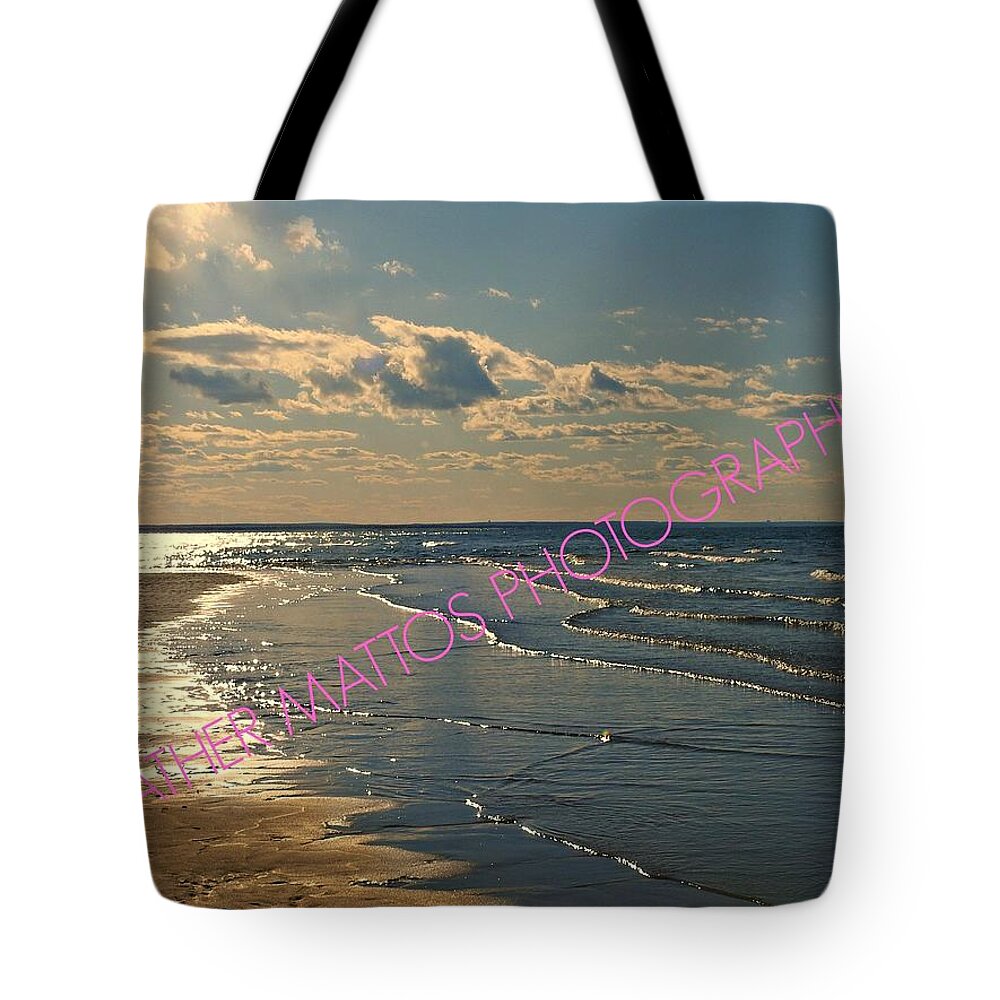 Ocean Tote Bag featuring the photograph Waves of Glass by Heather M Photography