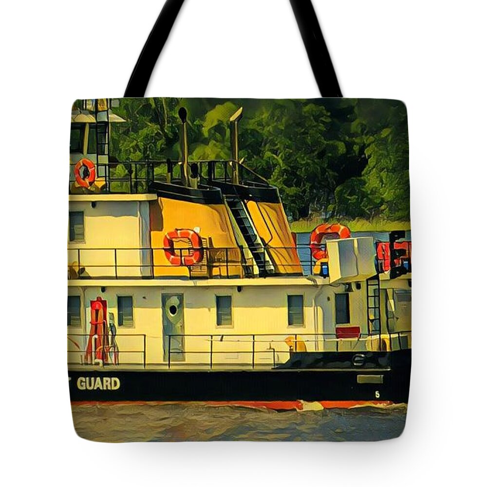 Mississippi River Tote Bag featuring the painting Wayaconda by Marilyn Smith