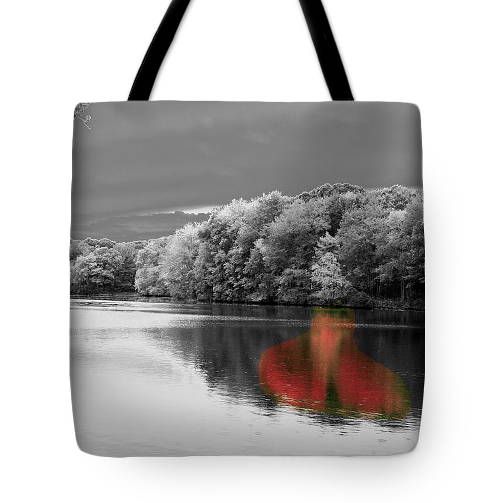 Ashland Tote Bag featuring the digital art Weeping Woman by Cliff Wilson