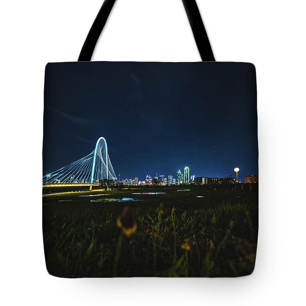 West Tote Bag featuring the photograph West Dallas Flower by Peter Hull