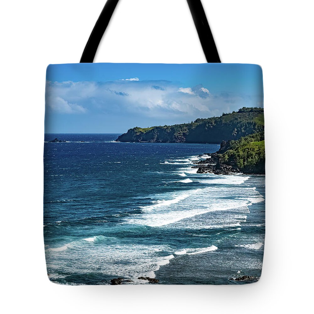 Hawaii Tote Bag featuring the photograph West Maui Coastline by G Lamar Yancy
