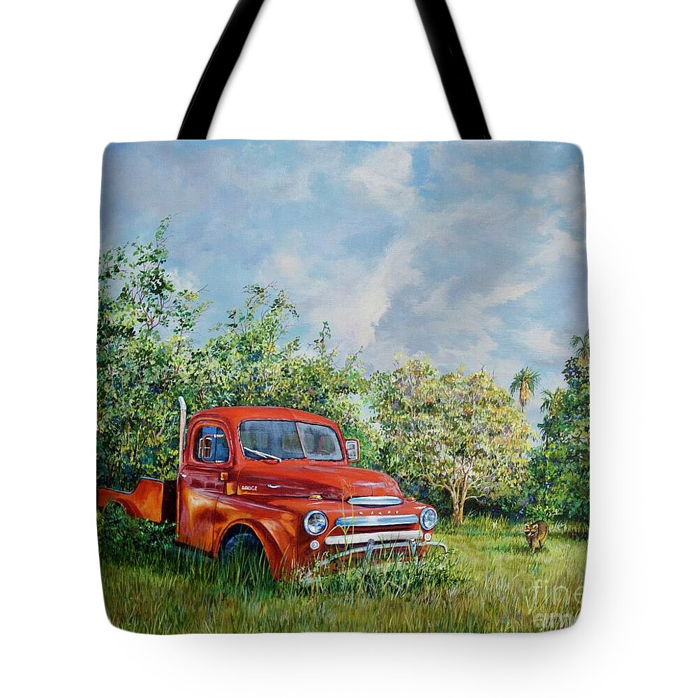 Tropical Trail Tote Bag featuring the painting Where Are They? by AnnaJo Vahle
