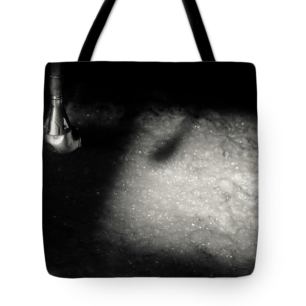Mono Tote Bag featuring the photograph Whisky Distillery No9 by Dave Bowman
