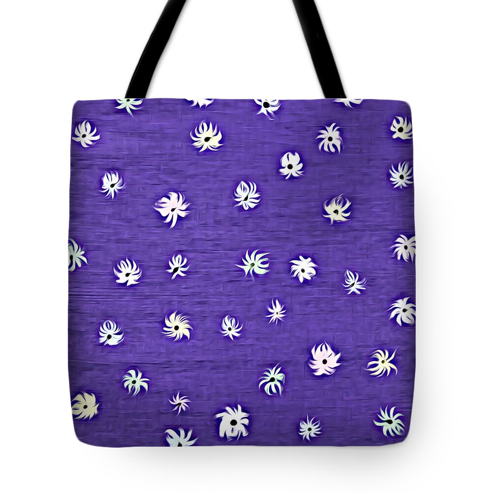 Pom Poms Tote Bag featuring the photograph White Pom Poms by Berlynn