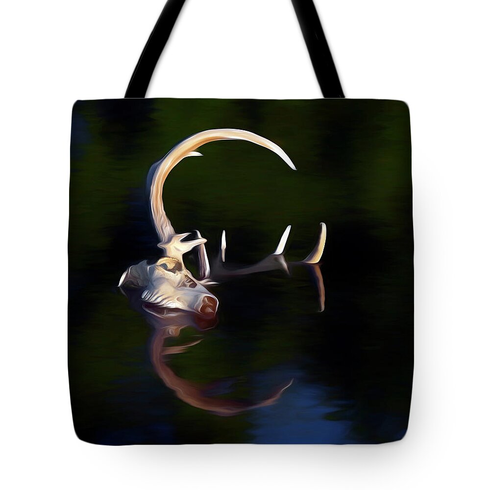 Kansas Tote Bag featuring the photograph White-tail Deer 004 by Rob Graham