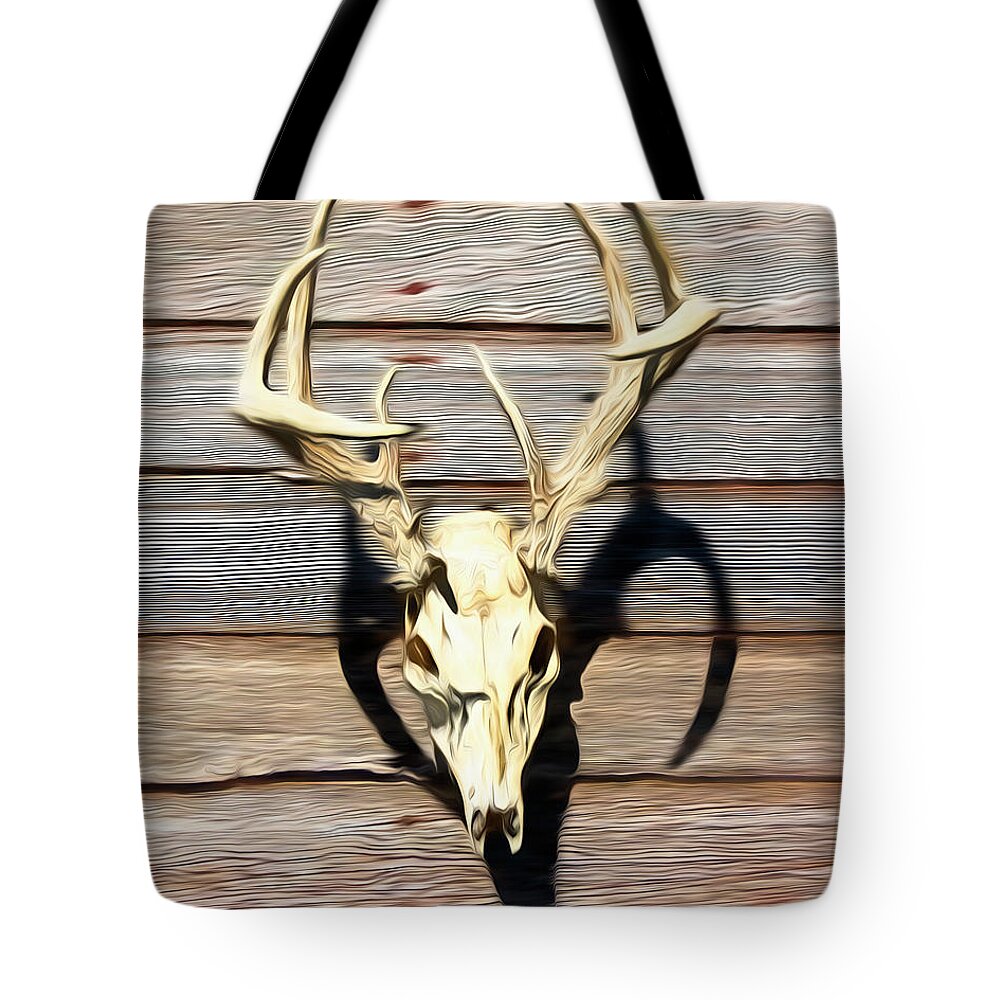 Kansas Tote Bag featuring the photograph White-tail Deer 005 by Rob Graham