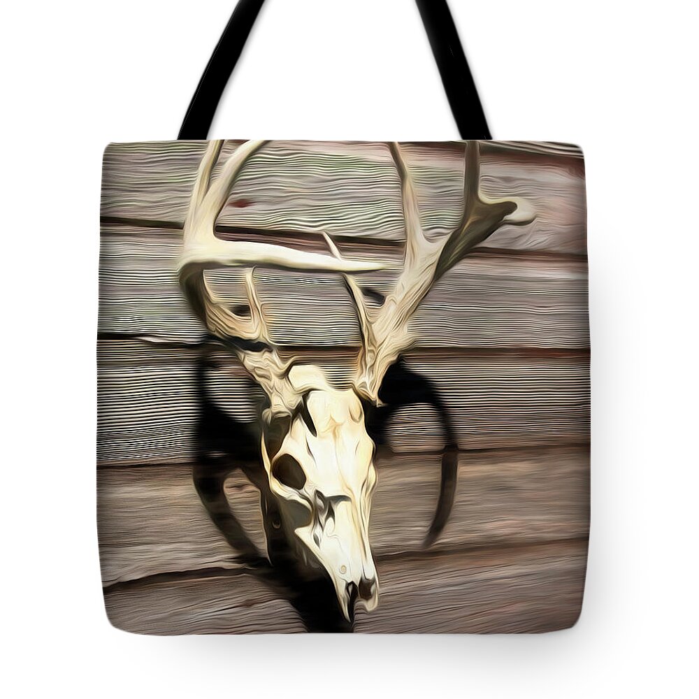 Kansas Tote Bag featuring the photograph White-tail Deer 006 by Rob Graham