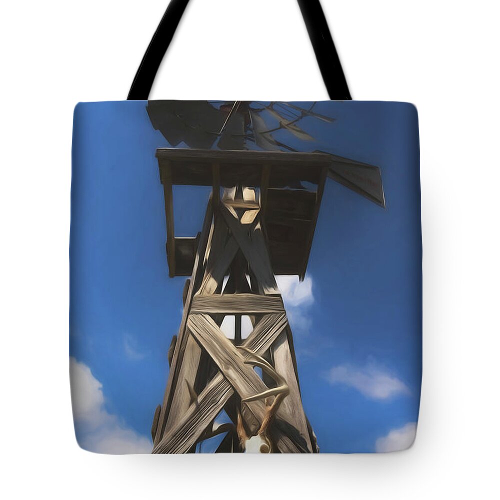 Kansas Tote Bag featuring the photograph White-tail Deer 016 by Rob Graham