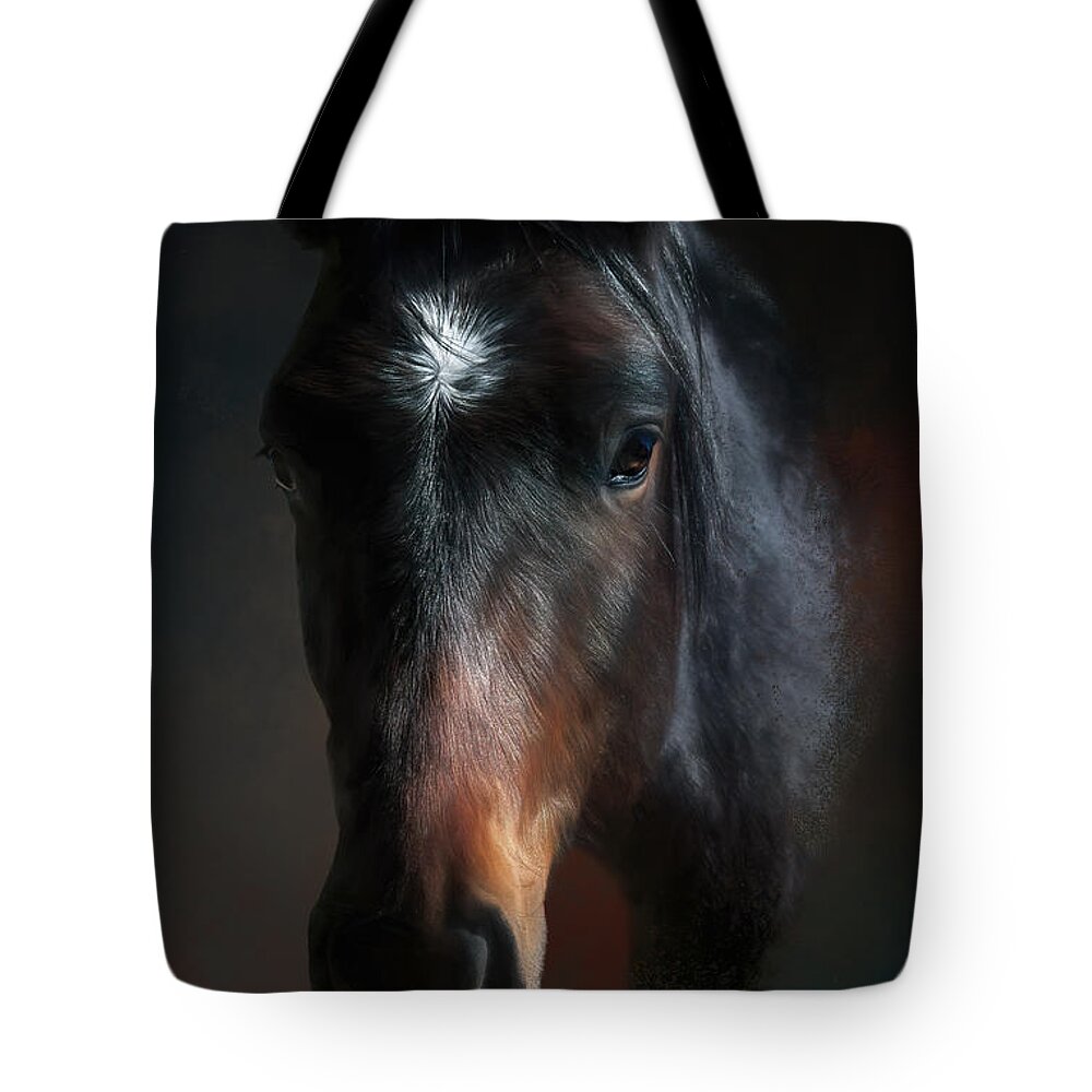 Colorado Tote Bag featuring the photograph Wild Mustang II by Debra Boucher