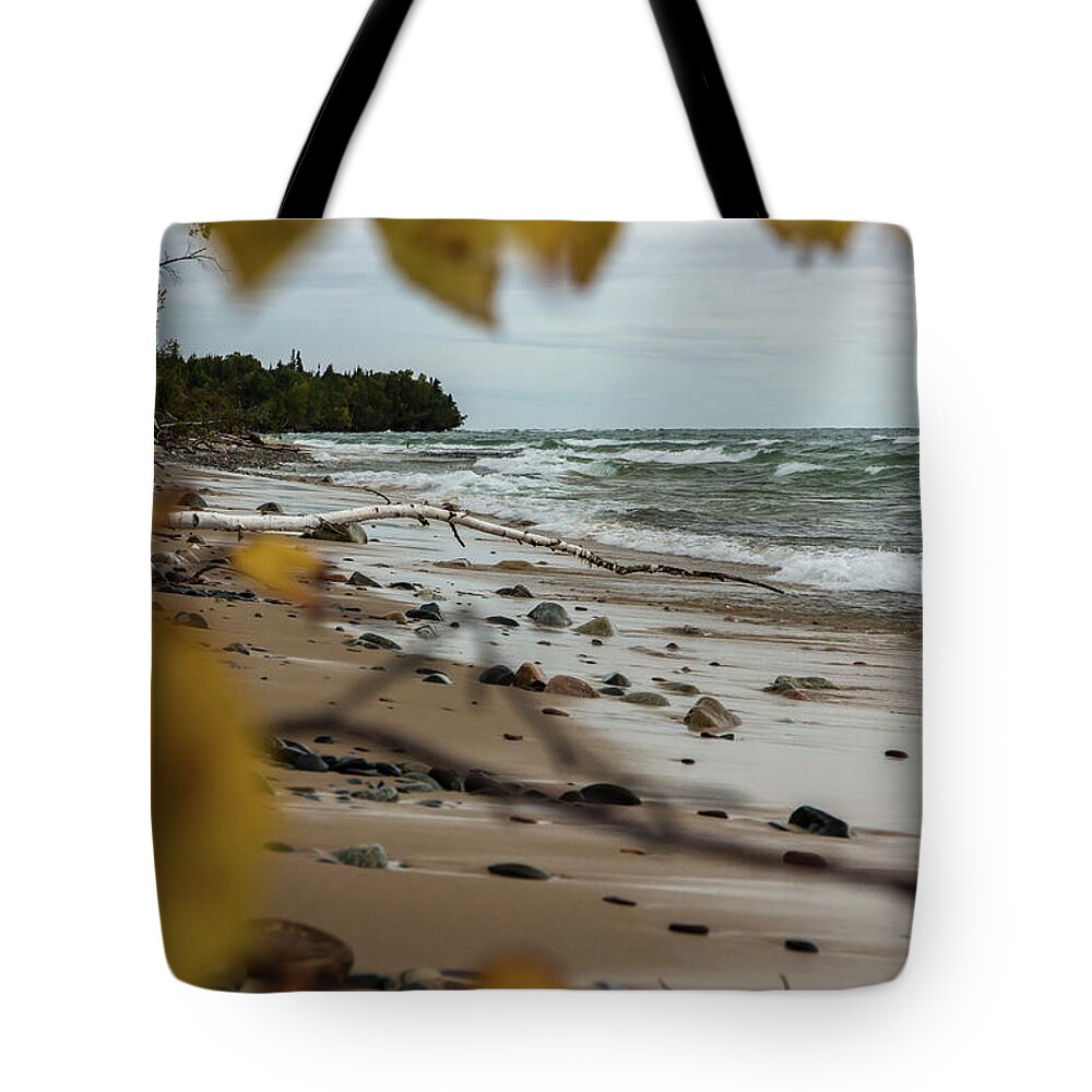 Lake Superior Tote Bag featuring the photograph Wild Superior by Lee and Michael Beek