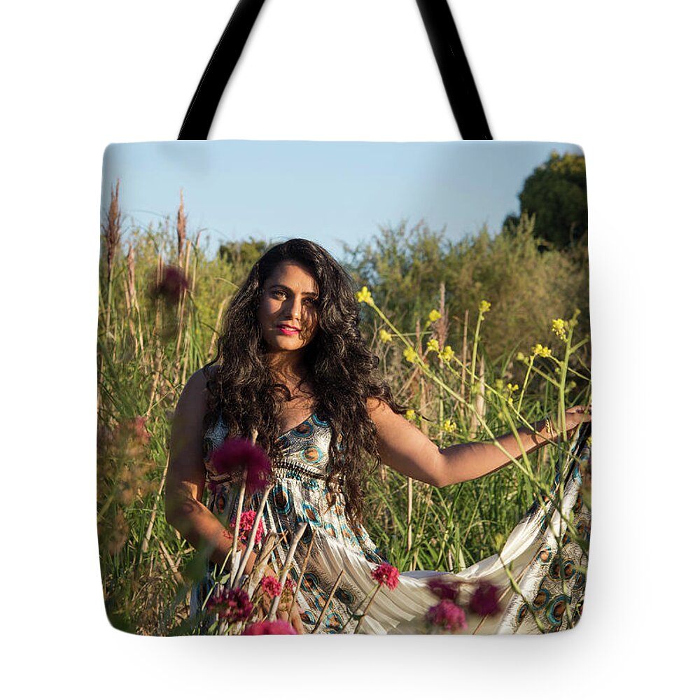 Wildflower Tote Bag featuring the photograph Wildflower by Alex Lapidus
