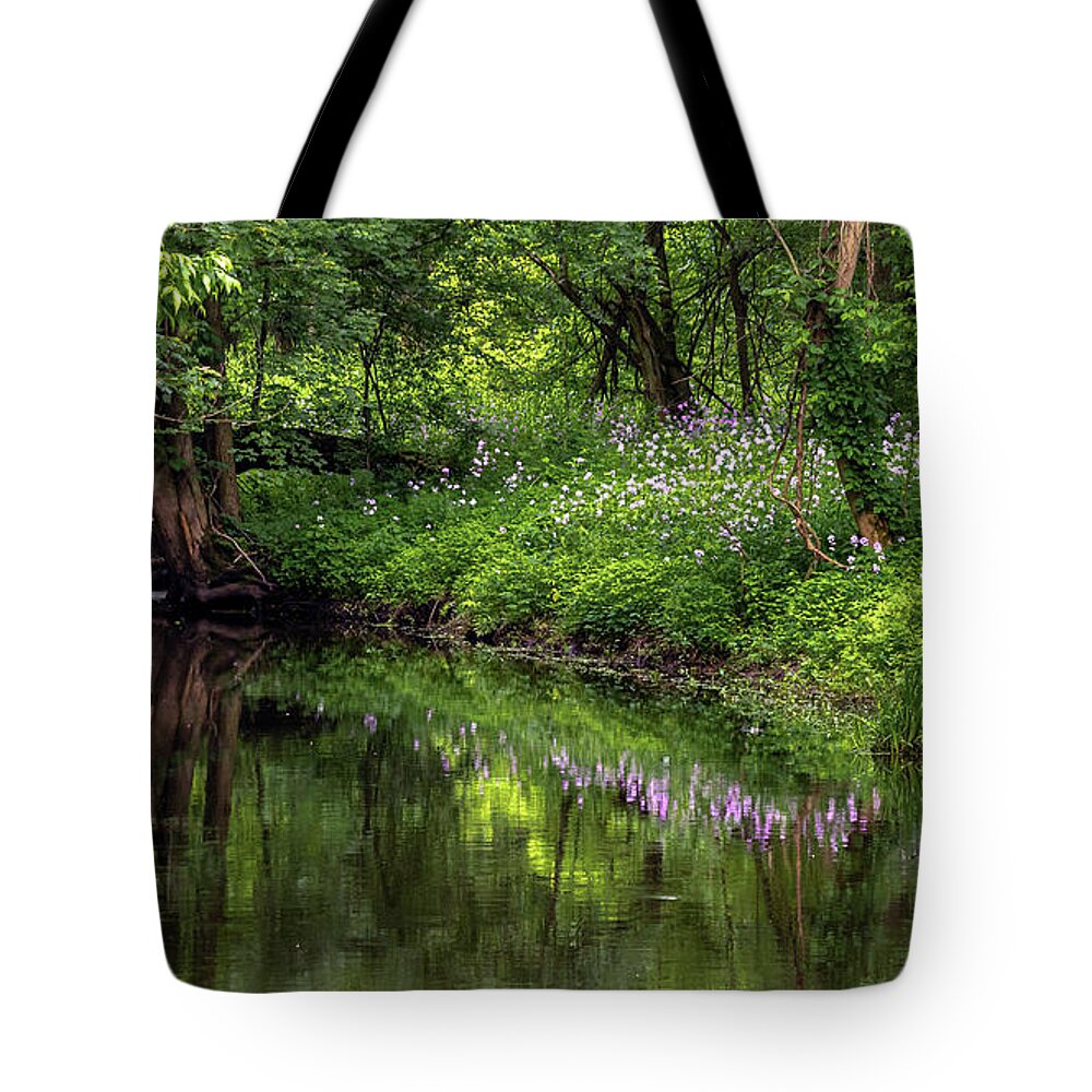 Wildflowers Tote Bag featuring the photograph Wildflower Reflections by Rod Best
