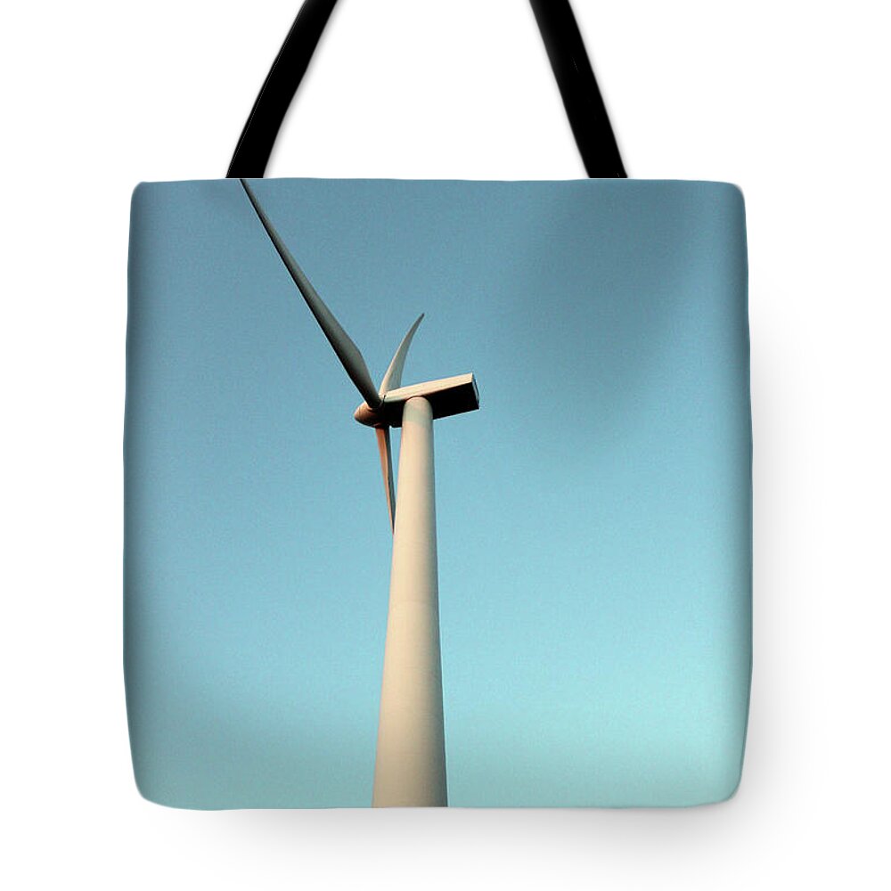 County Louth Tote Bag featuring the photograph Wind Turbine, Dundalk by Oonat
