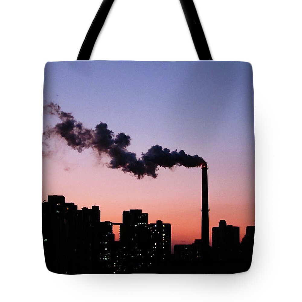 Tranquility Tote Bag featuring the photograph Winter Dusk by Livepine