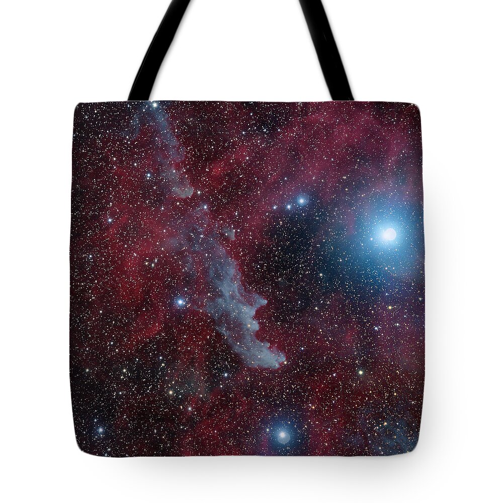 Constellation Tote Bag featuring the photograph Witch Head Nebula Ic2118 by Image By Marco Lorenzi, Www.glitteringlights.com