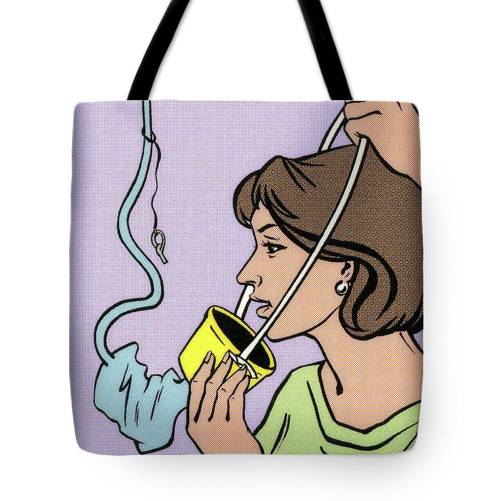 Oxygen Mask Tote Bags