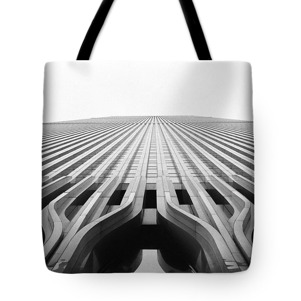 Outdoors Tote Bag featuring the photograph World Trade Center Close Up by Steinphoto