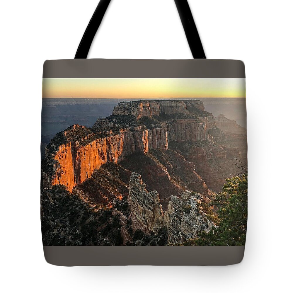 National Park Tote Bag featuring the photograph Wothan's throne by Nicole Zenhausern