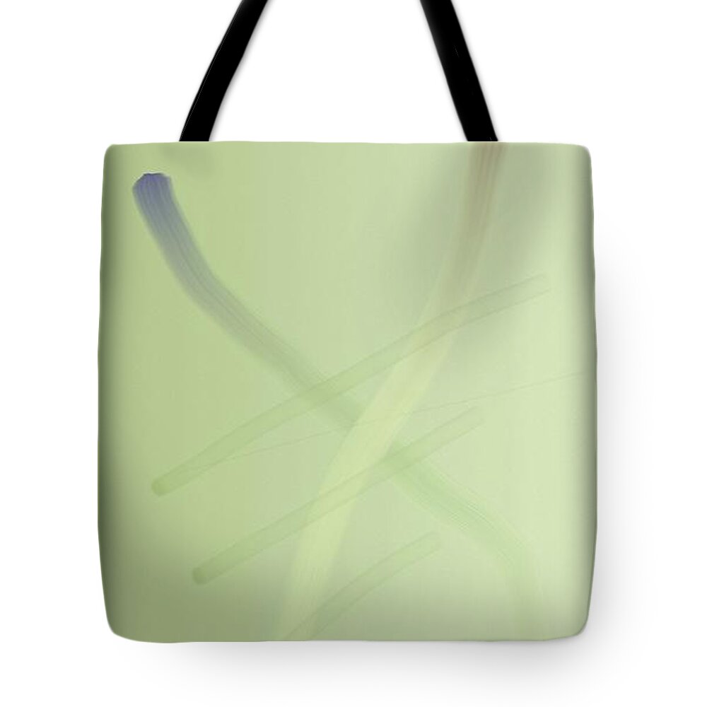 X Tote Bag featuring the painting X Sign by Archangelus Gallery