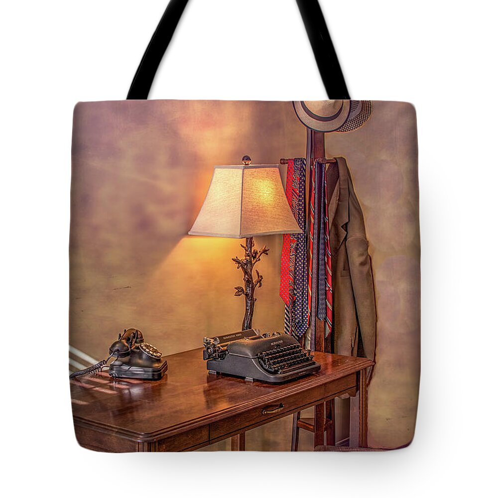 Manual Typewriter Tote Bag featuring the photograph Yesterday by Marcy Wielfaert