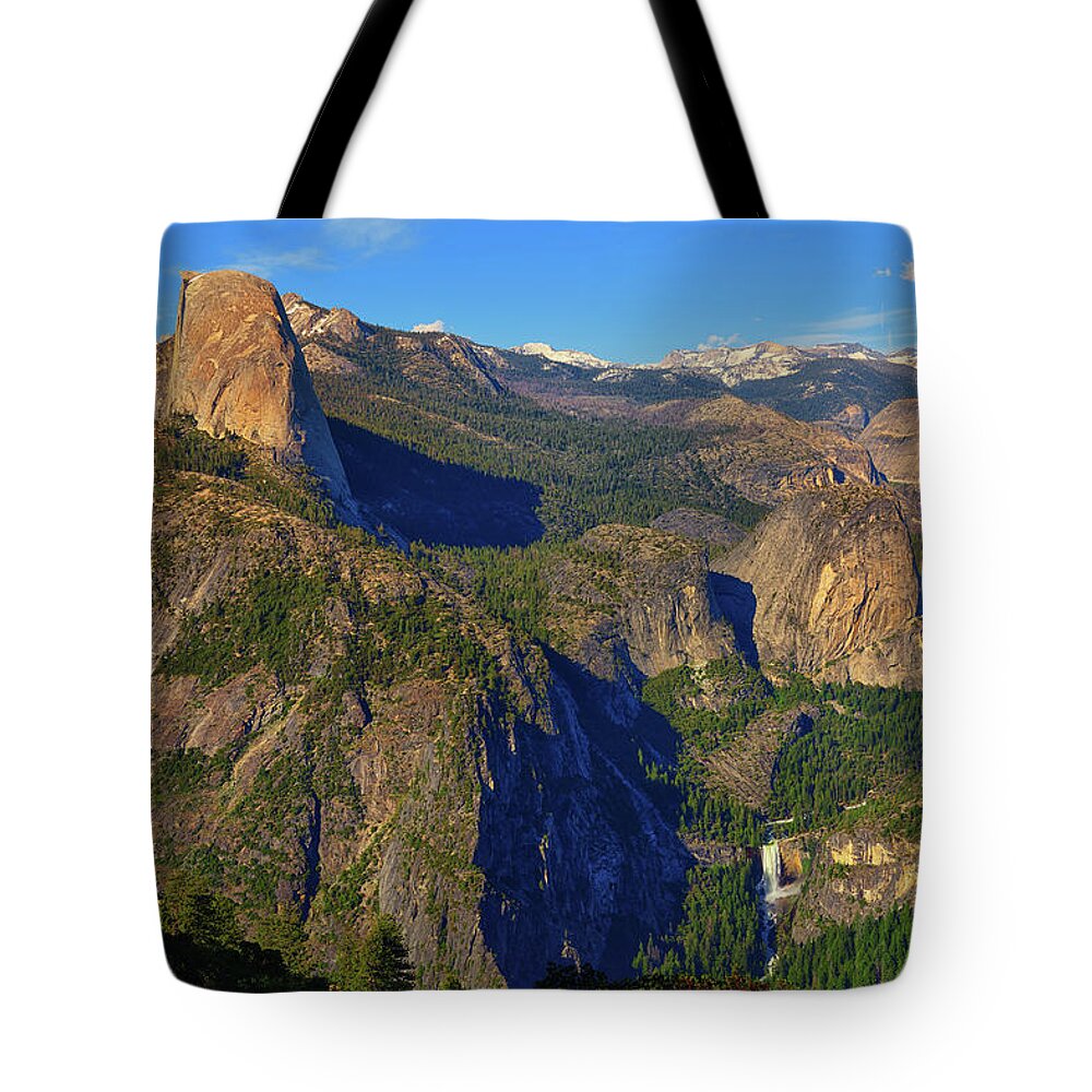 Yosemite Tote Bag featuring the photograph Yosemite Washburn Point Overlook by Greg Norrell