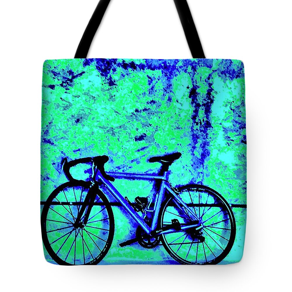 Bike Tote Bag featuring the photograph Your Ride is Waiting by Debra Grace Addison