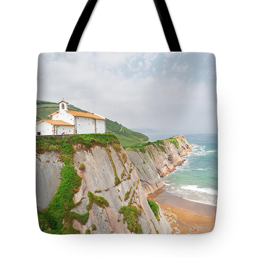 Pais Tote Bag featuring the photograph Zumaia coast, Pais Vasco by Anastasy Yarmolovich