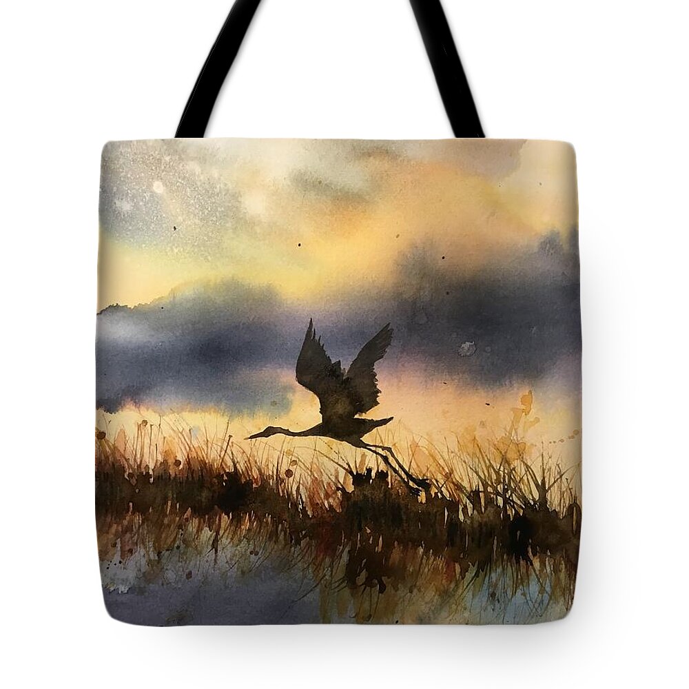 0012022 Tote Bag featuring the painting 0012022 by Han in Huang wong