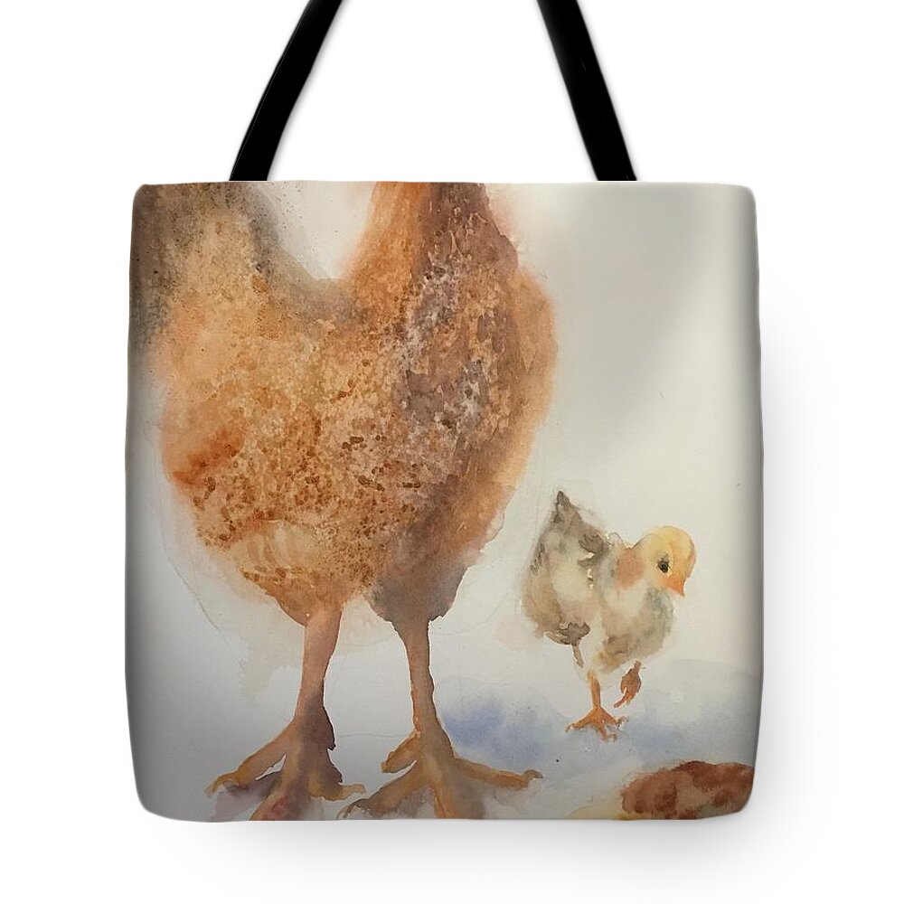 0342021 Tote Bag featuring the painting 0342022 by Han in Huang wong