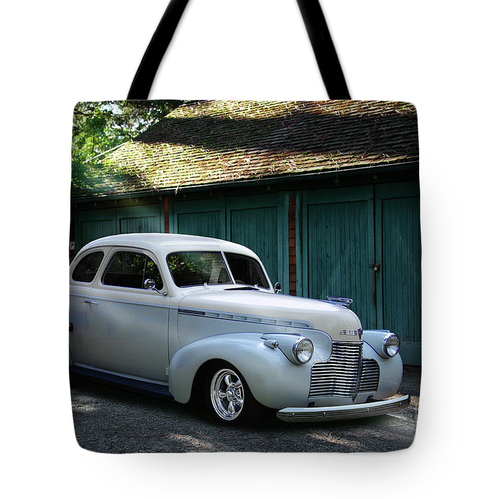 1940 Chevrolet Master Deluxe Tote Bag featuring the photograph 1940 Chevrolet Master Deluxe Coupe by Dave Koontz