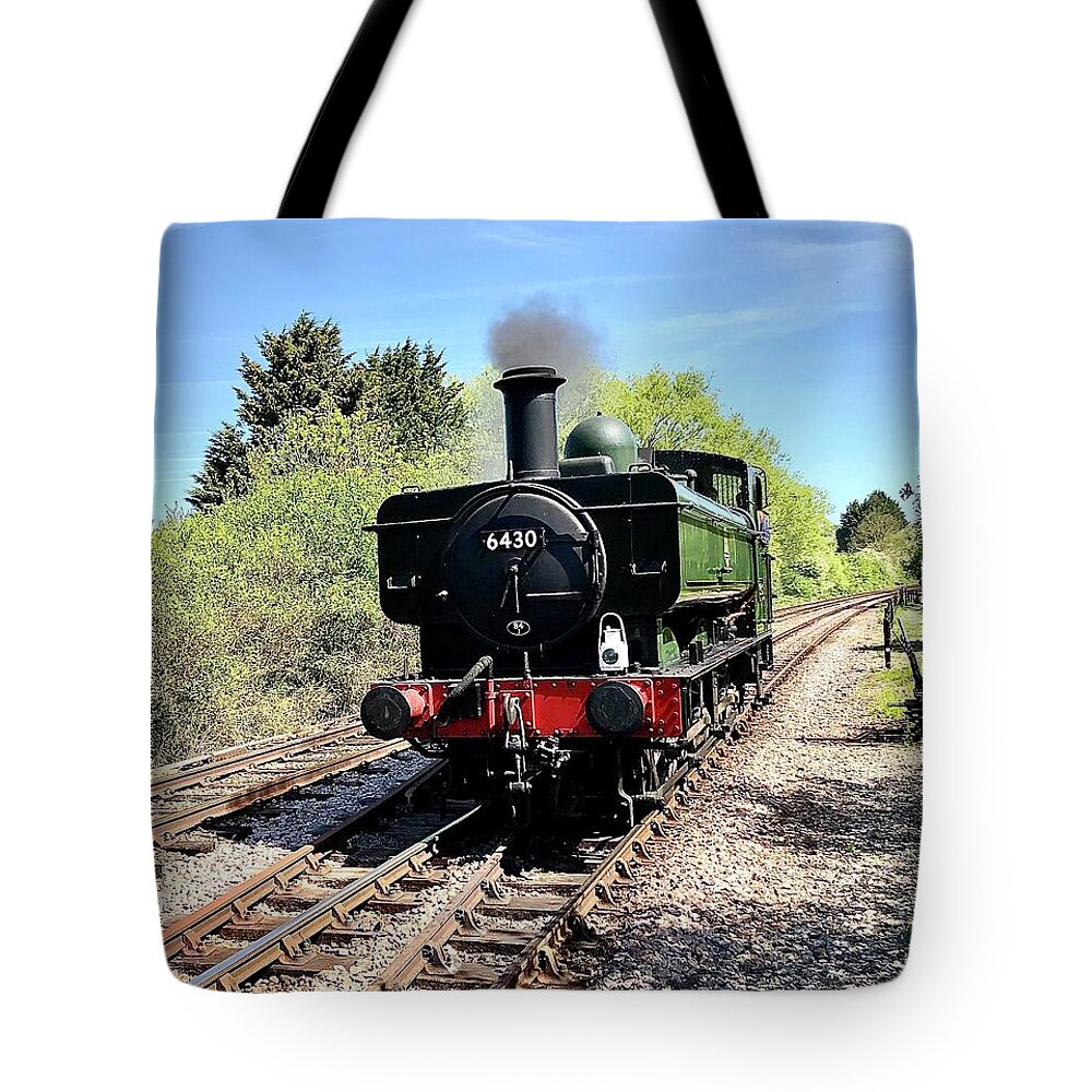 6430 Tote Bag featuring the photograph 6430 Steam Locomotive #4 by Gordon James