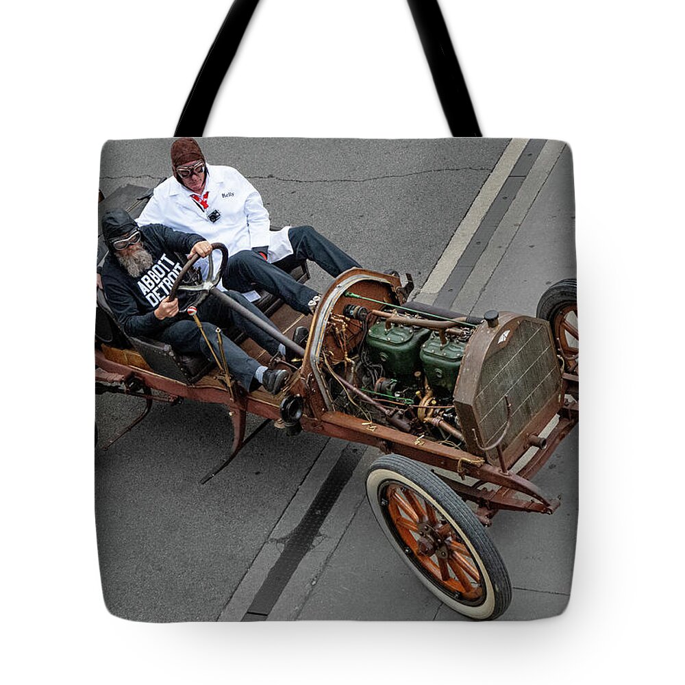  Tote Bag featuring the photograph Abbott-Detroit by Josh Williams