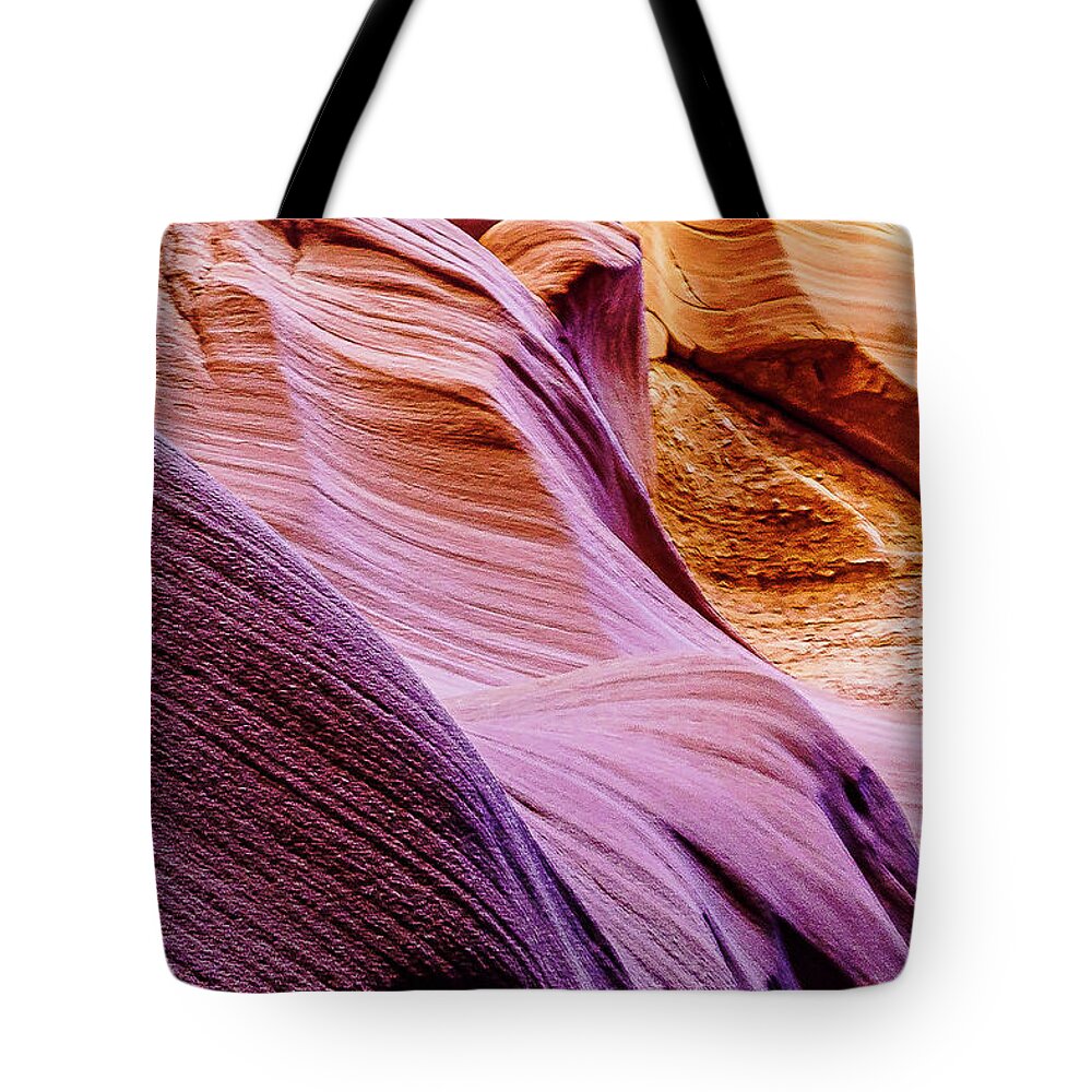 Landscape Tote Bag featuring the photograph Antilope Series 16 by Silvia Marcoschamer