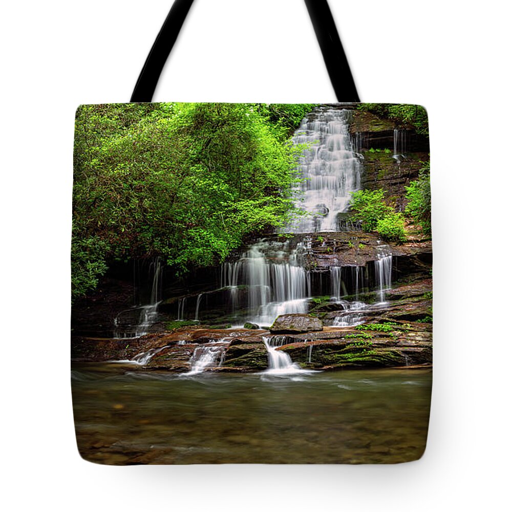 Tom Branch Falls Tote Bag featuring the photograph Beautiful Tom Branch Falls #1 by Robert J Wagner