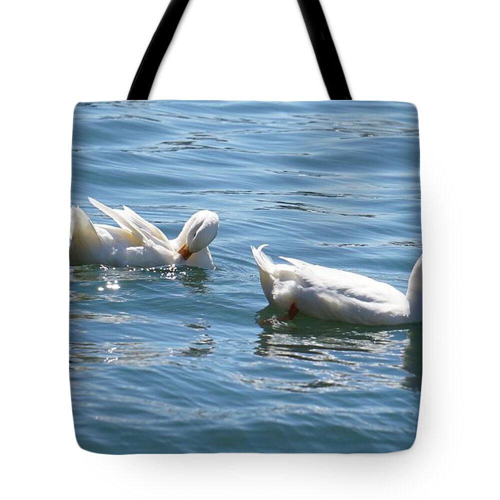  Tote Bag featuring the photograph Beauty In The Water by Demetrai Johnson