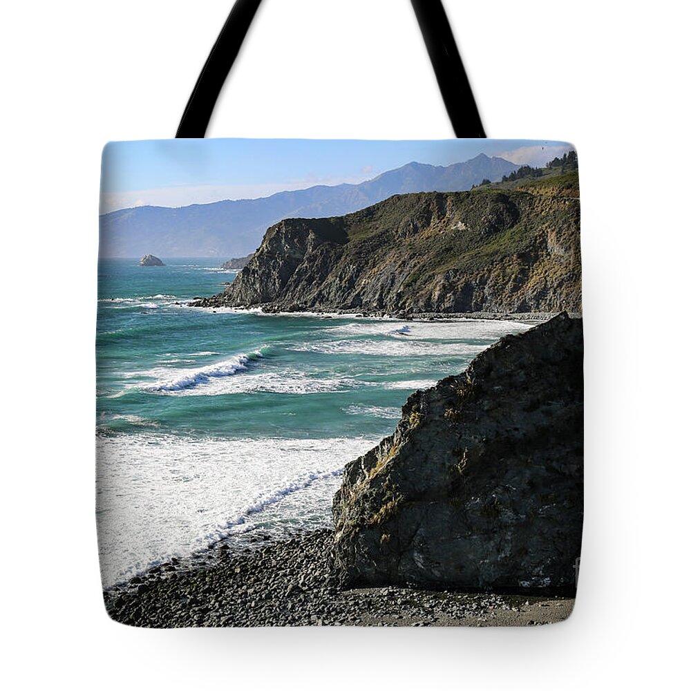 Pacific Ocean Tote Bag featuring the photograph Big Sur #1 by Erin Marie Davis