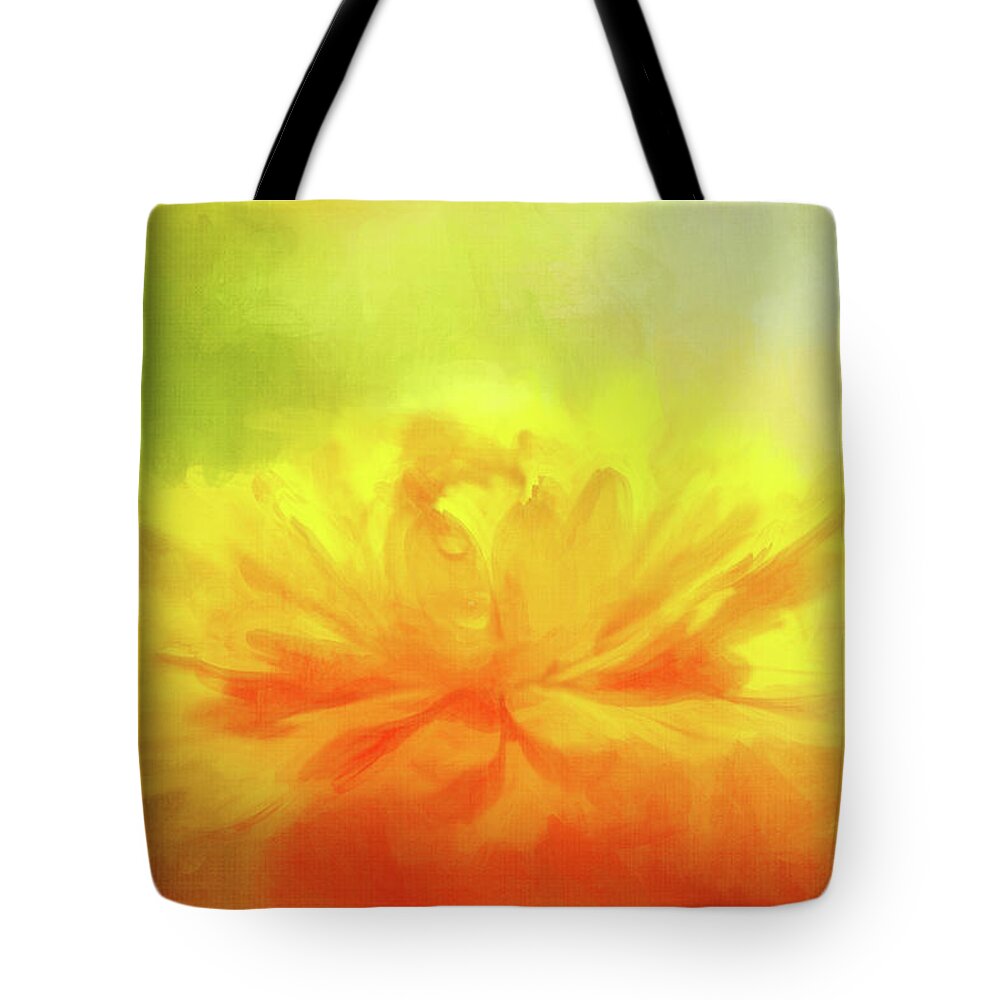 Photography Tote Bag featuring the digital art Daisy Dreaming by Terry Davis