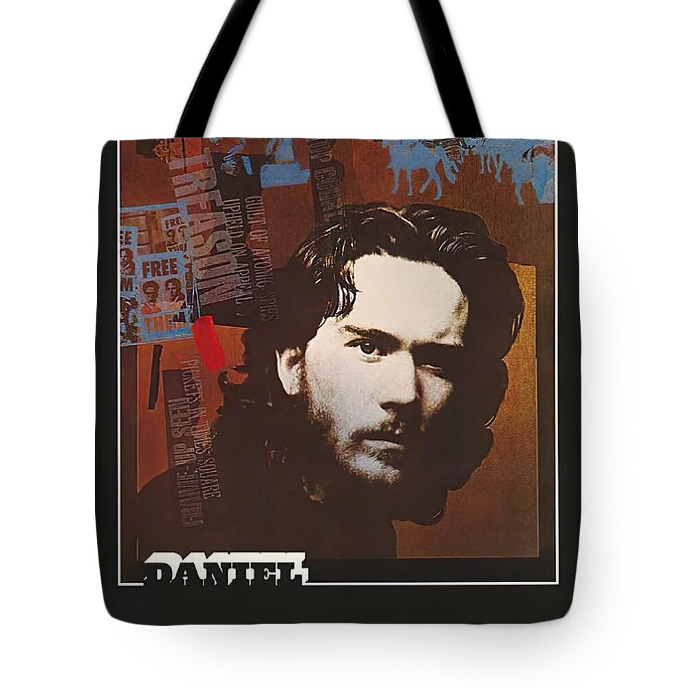 Daniel Tote Bag featuring the mixed media ''Daniel'', 1983, movie poster by Stars on Art