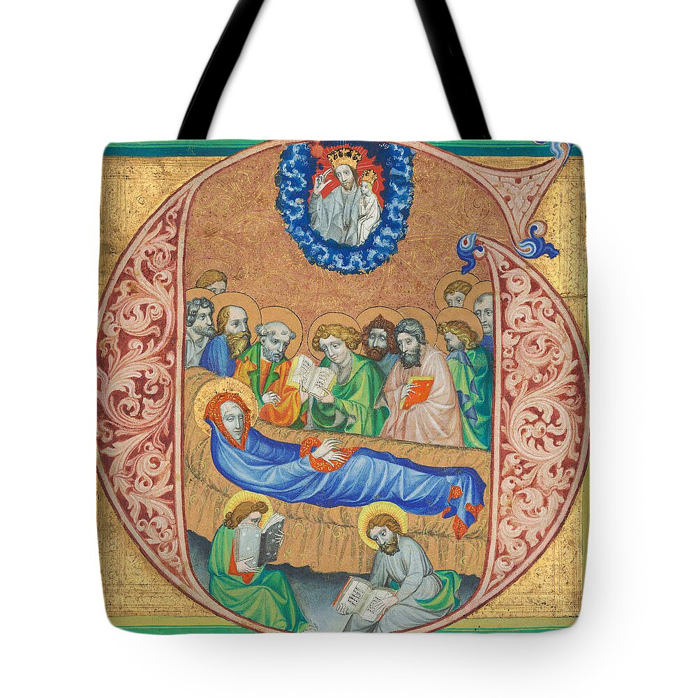 Attributed To Joshua Master Tote Bag featuring the painting Death of the Virgin by Attributed to Joshua Master
