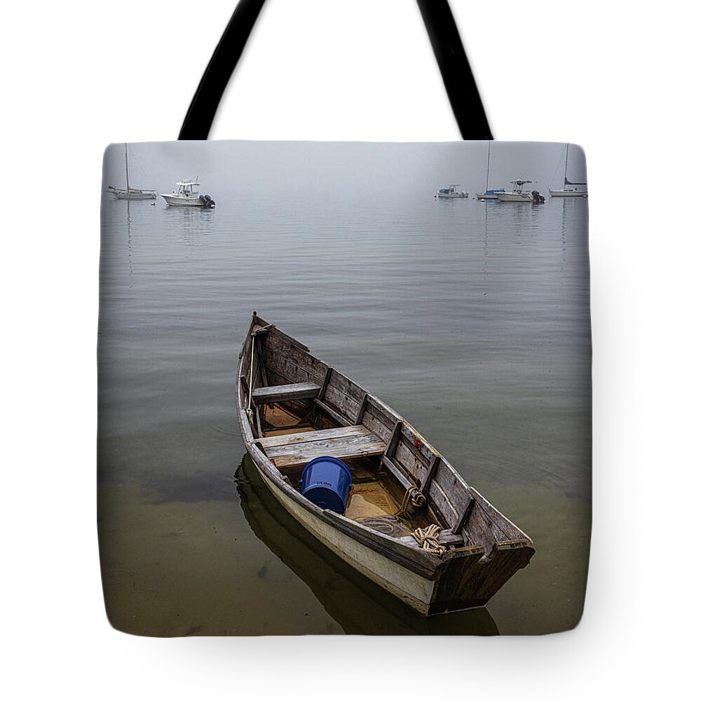 Dinghy Tote Bag featuring the photograph Dinghy #1 by Jim Gillen