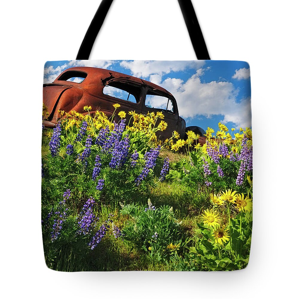 Dalles Tote Bag featuring the photograph Final Resting Place by Patrick Campbell