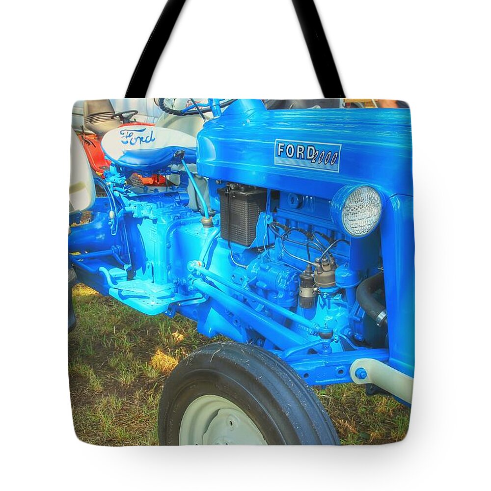 Farming Tote Bag featuring the photograph Ford 2000 #1 by Mike Eingle