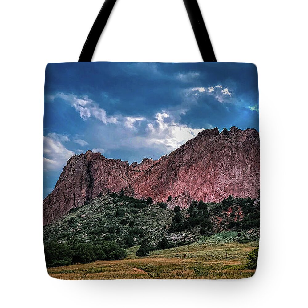 Garden Tote Bag featuring the photograph Garden Of The God's Colorado #1 by Rene Vasquez